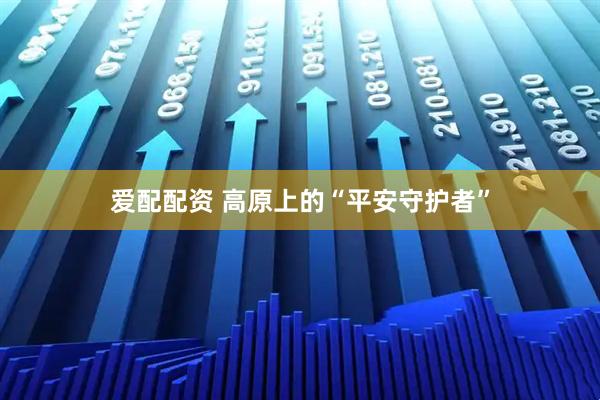 爱配配资 高原上的“平安守护者”